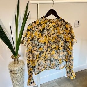 Spring Floral Zara Blouse